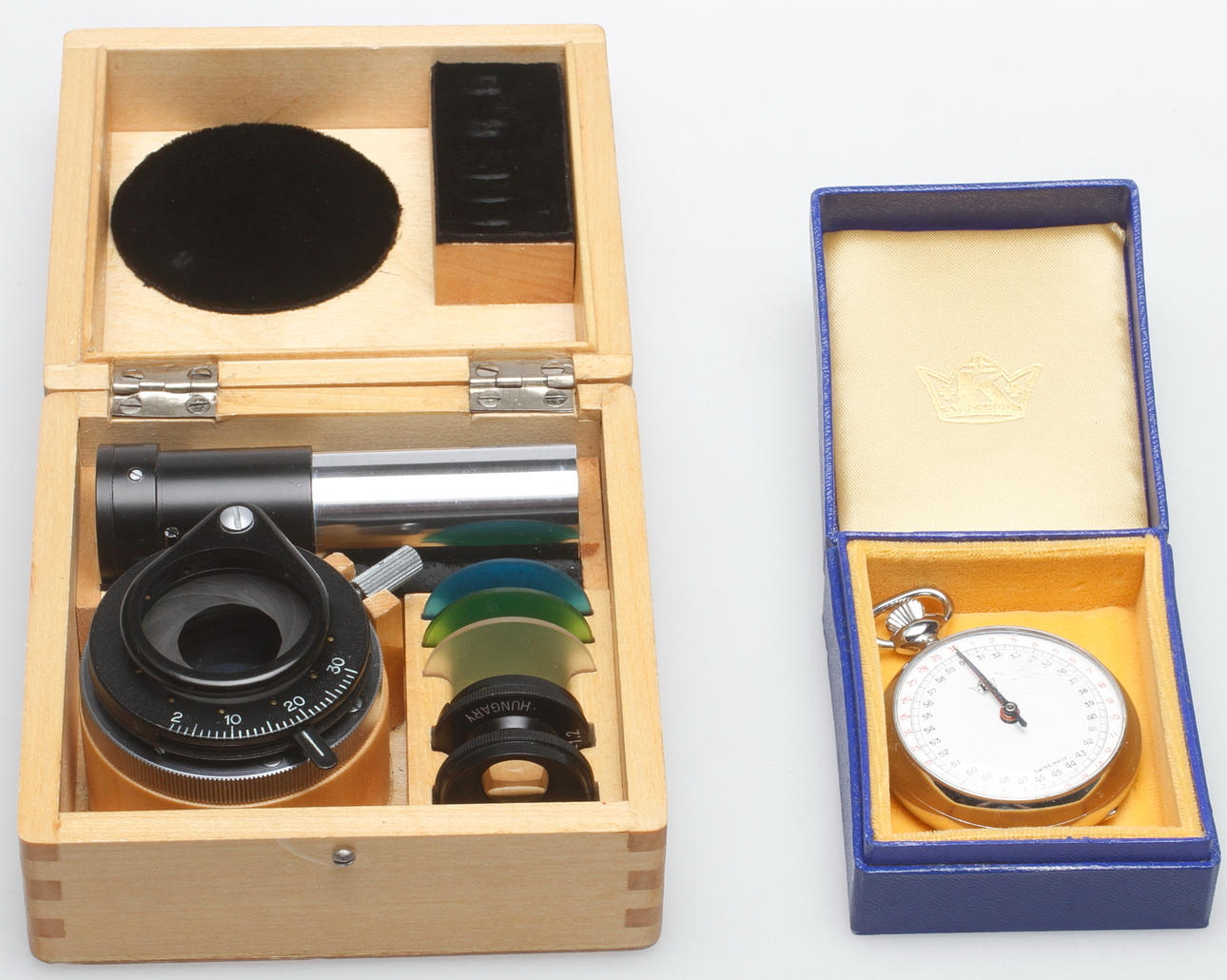 MÖRKFÄLTSBELYSNING SAMT STOPPUR Gamma, 1960-1970 tal.