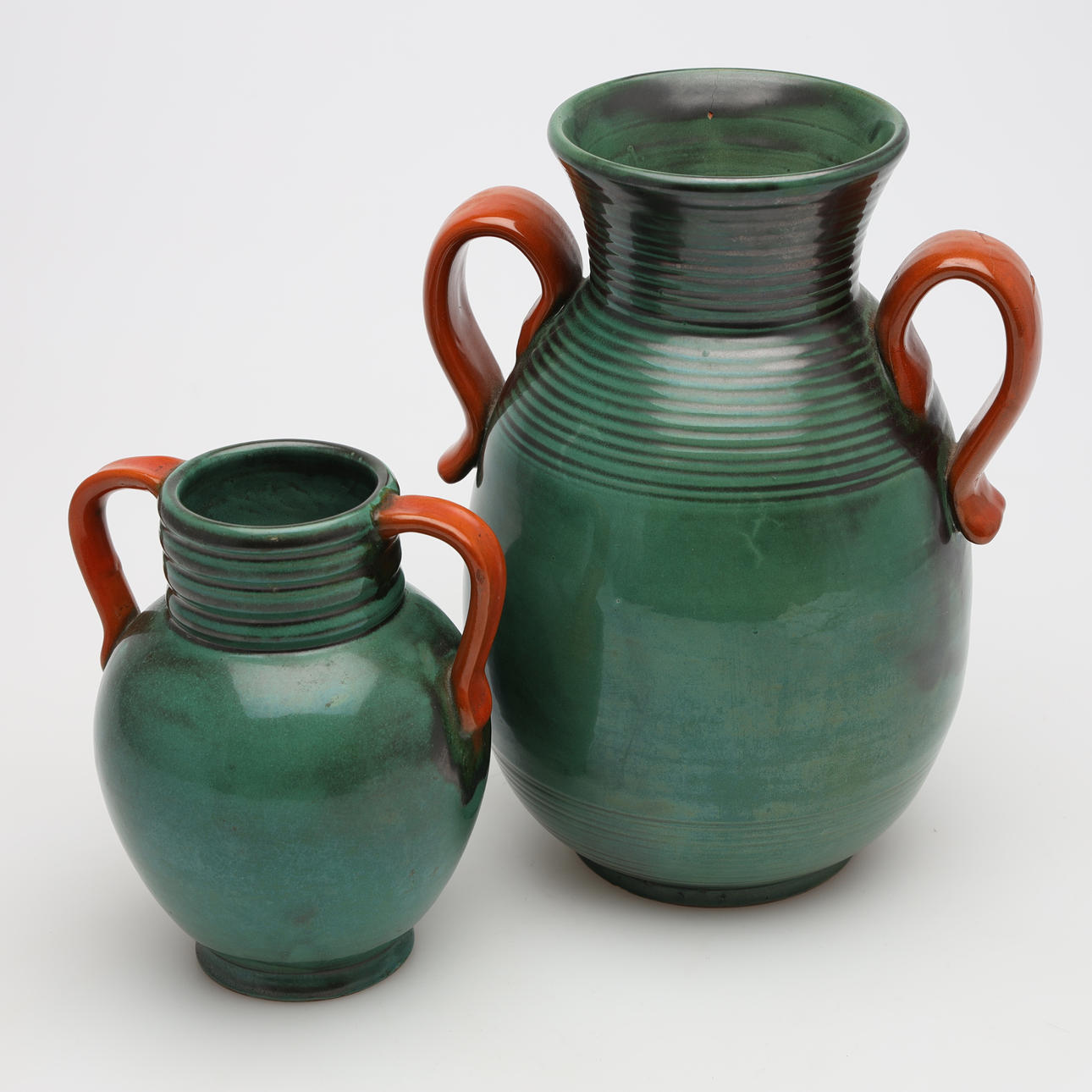 HÄNKEL VASES 2 kpl keraamista Ekebyä.