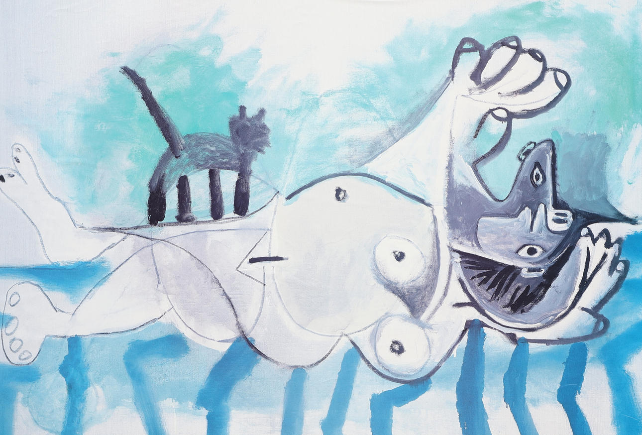 PABLO PICASSO. juliste, museo Picasso Málaga, 2003.