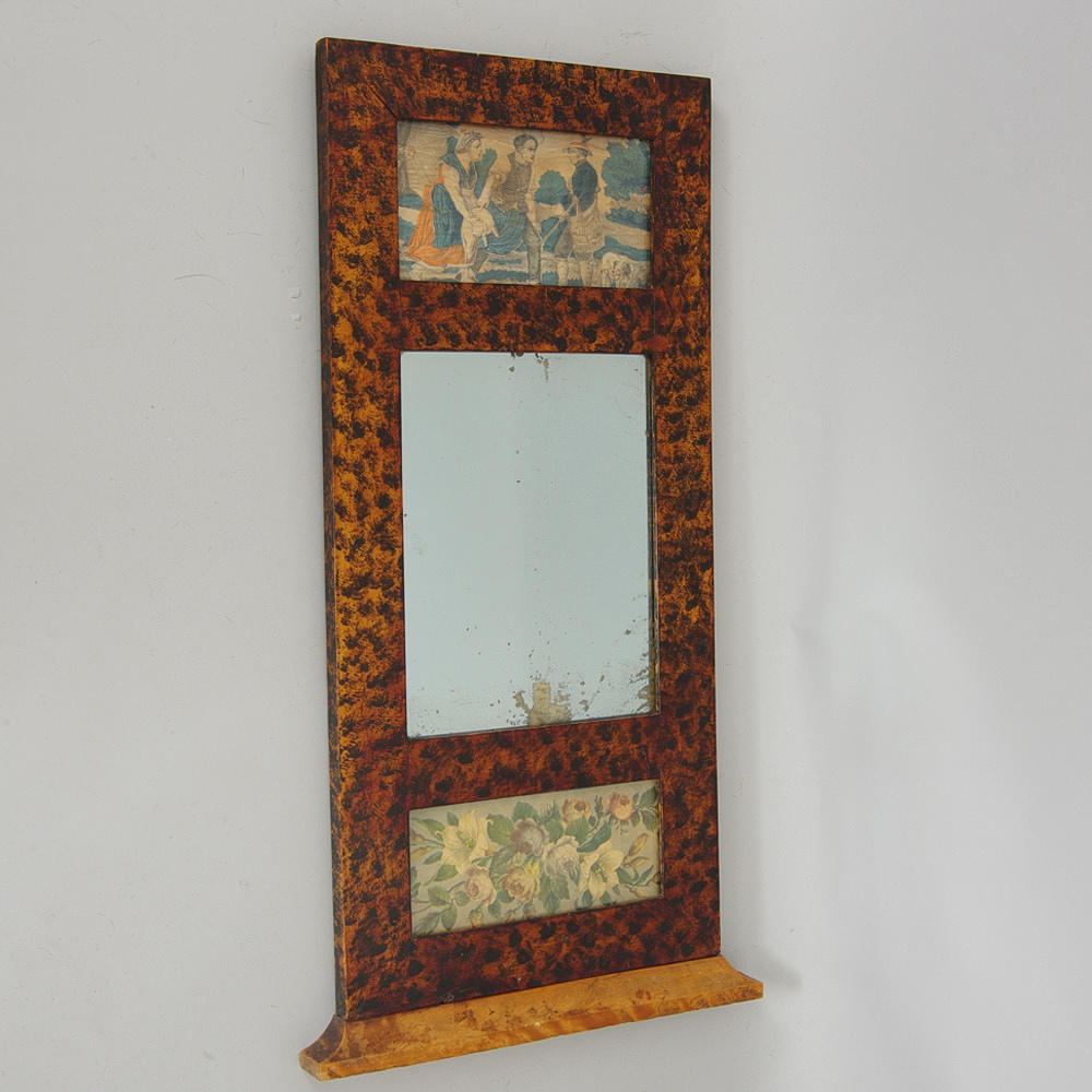 SPEGEL, tidigt 1900-tal, drickamålad.