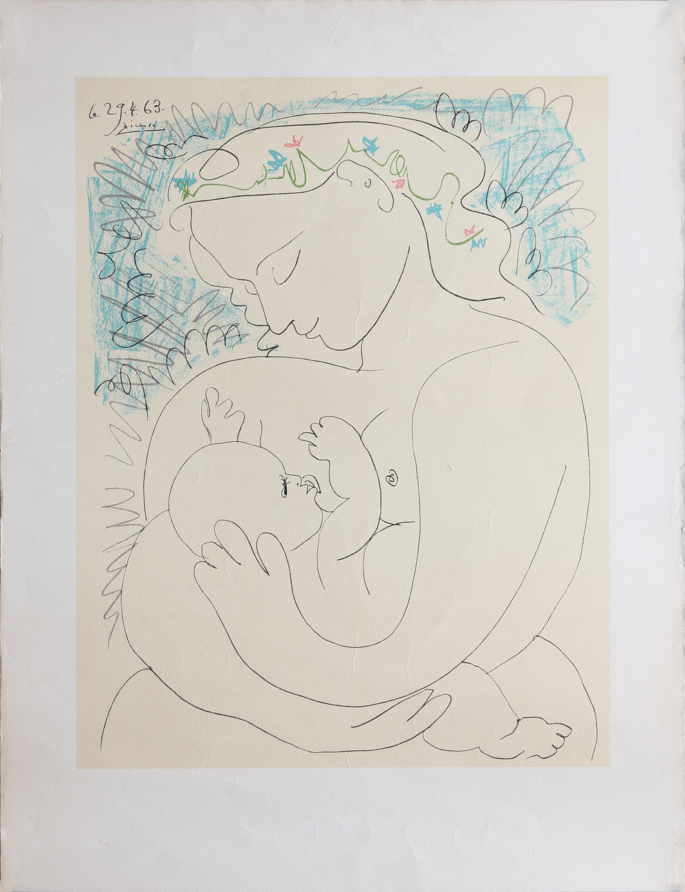 AFTER PABLO PICASSO. Maternity.