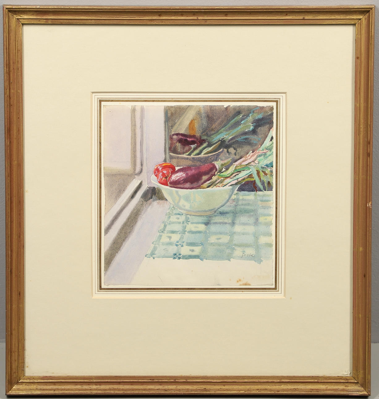 SYLVIA GOSSE (1881-1968). A BOWL OF VEGETABLES.