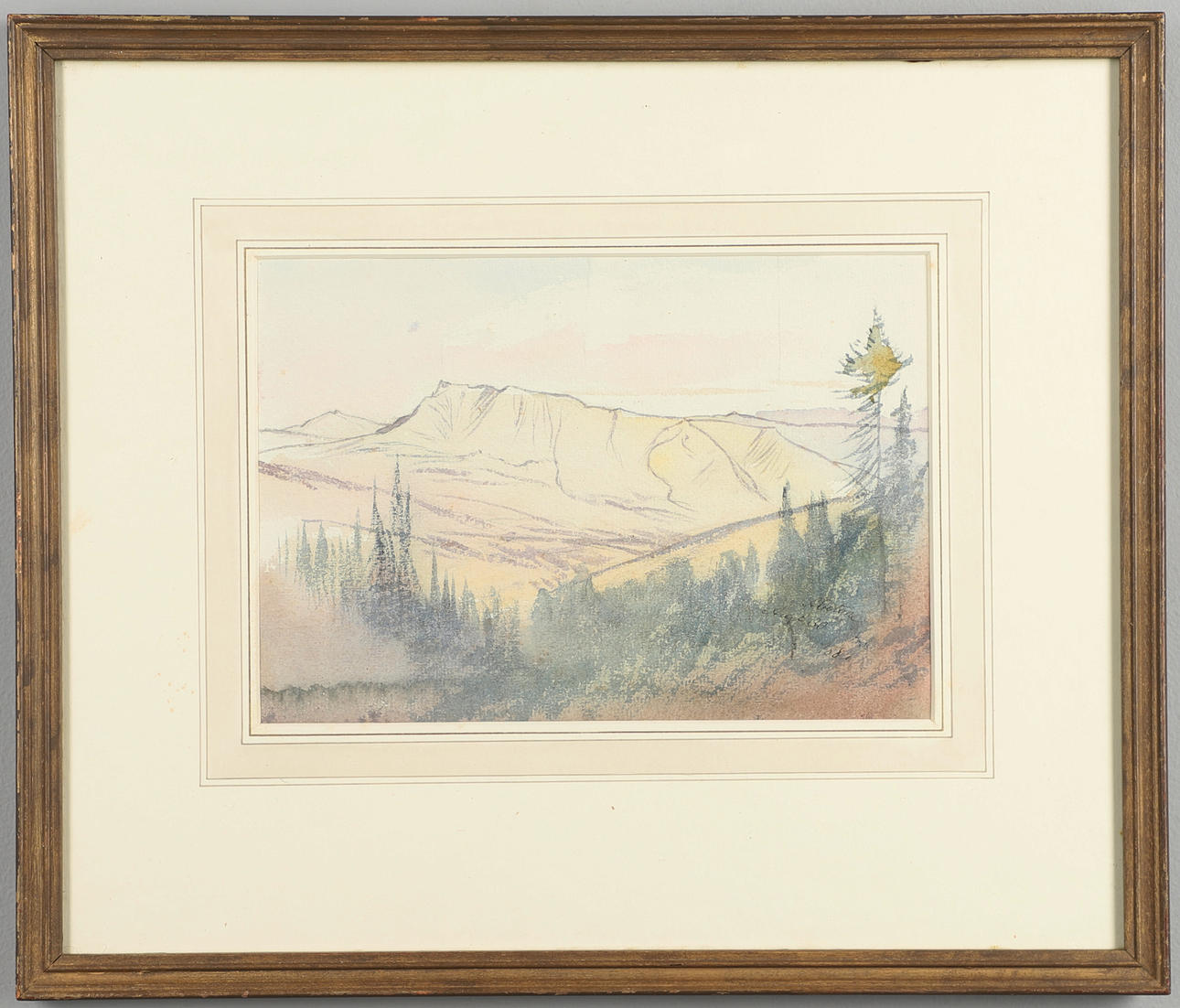 EDWARD LEAR (1812-1888). ABETONE.