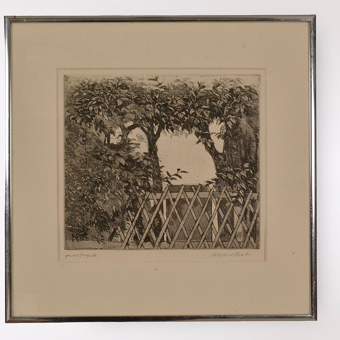 SVEN ROBERT LUNDQUIST. Etching.