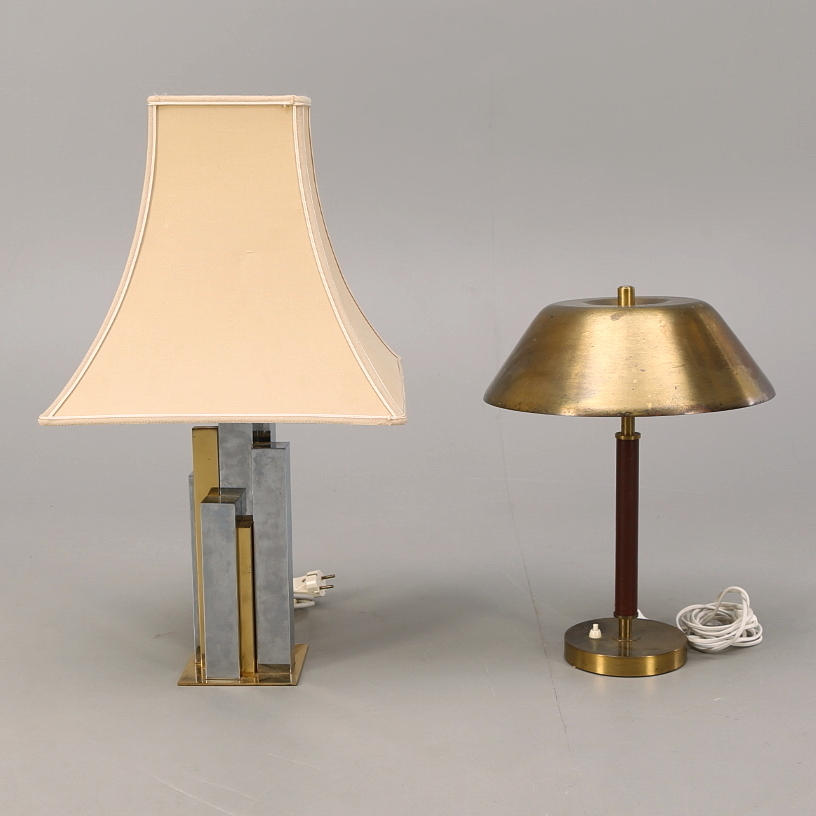 BORDSARMATUR 2 st, metall, 1960-tal/1980-tal.