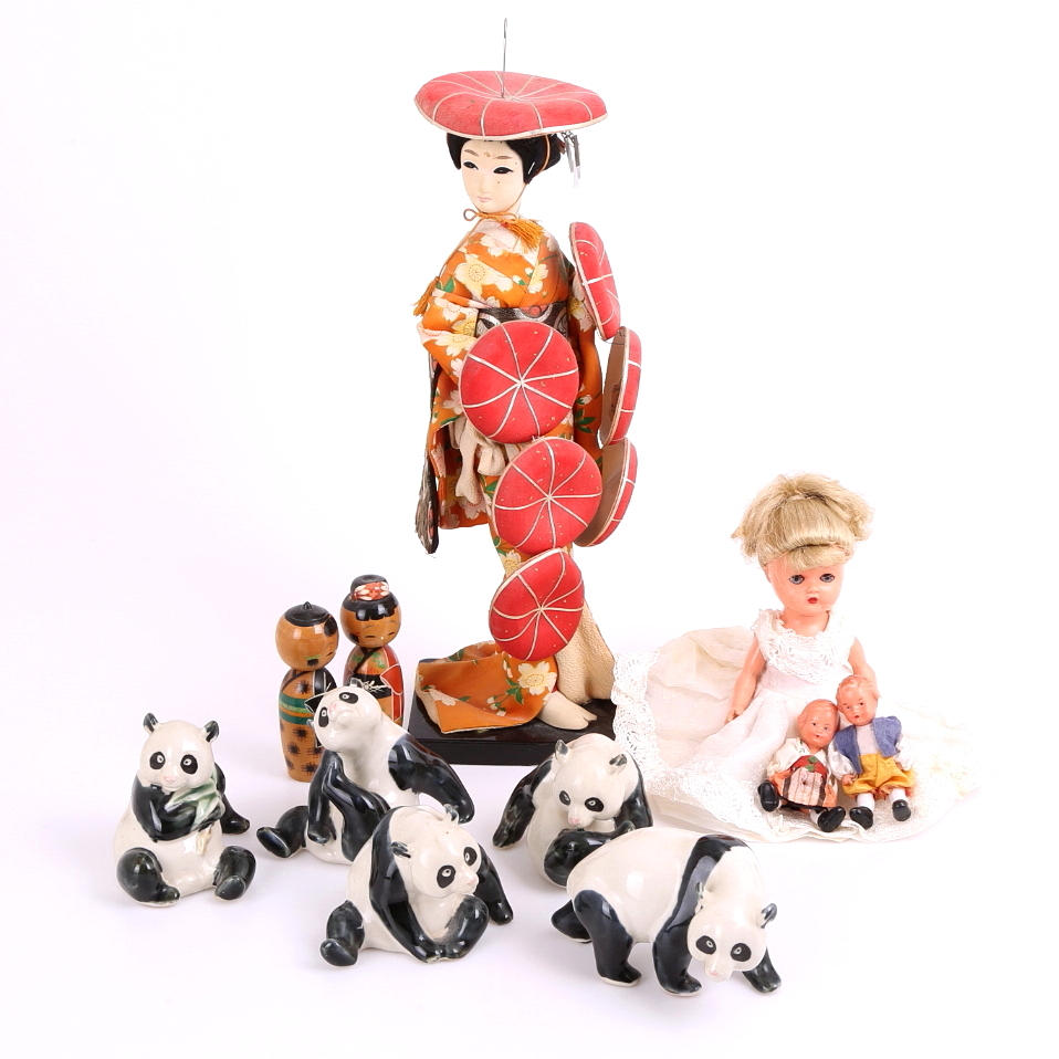 DOCKOR 6 st, FIGURINER 5 st, Kina/Japan; Europa.