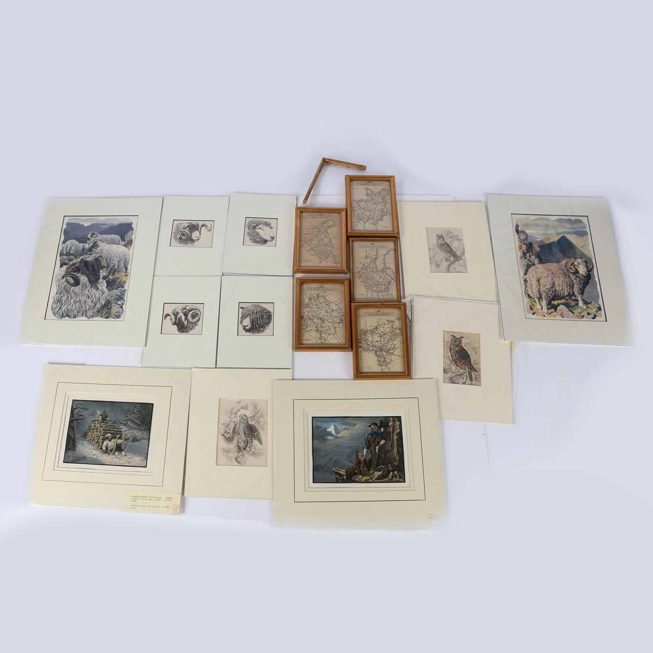J. CARY, FIVE SMALL MAPS OF VARIOUS REGIONS AND A COLLECTION OF ...