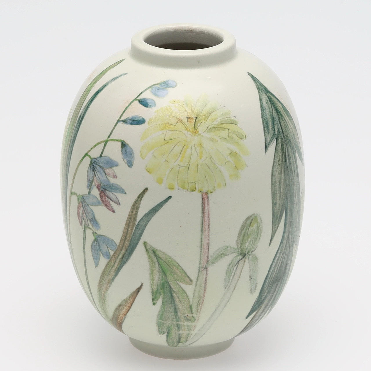 CARL-HARRY STÅLHANE. vase, Rörstrand, composition, signed.