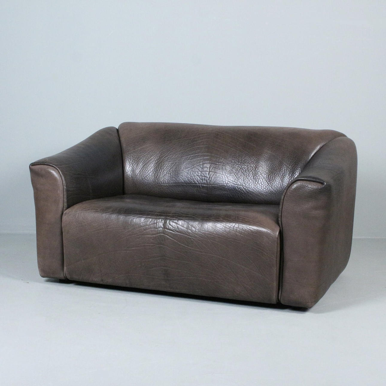 DE SEDE. Sofa / to-personers, model 'DS 47', læder.