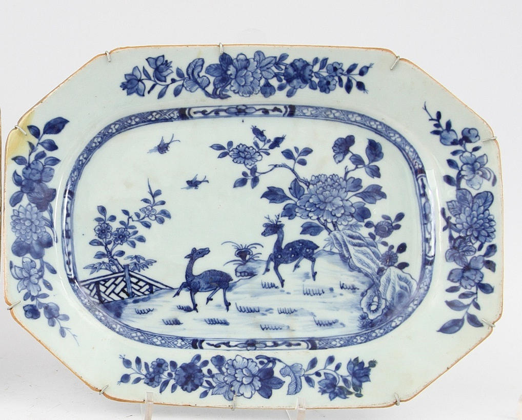 STEKFAT, porslin, Kina, 1700-tal.