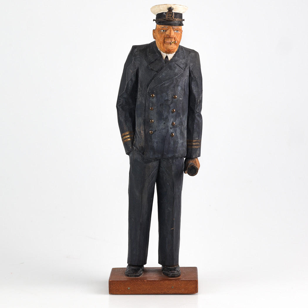 AXEL ERICSON. sculpture, wood, signed, dated 1952.