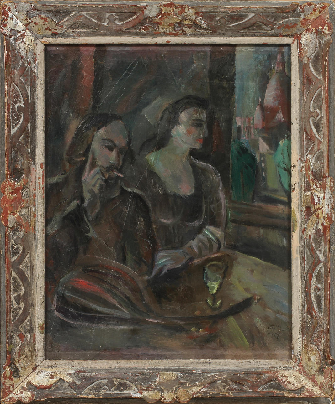 JULES SCHYL. olja på duk, sign o dat -19.