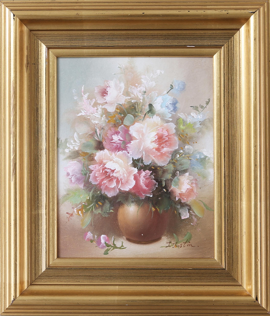 OIDENTIFIERAD KONSTNÄR. Tavla, olja på duk, sign.