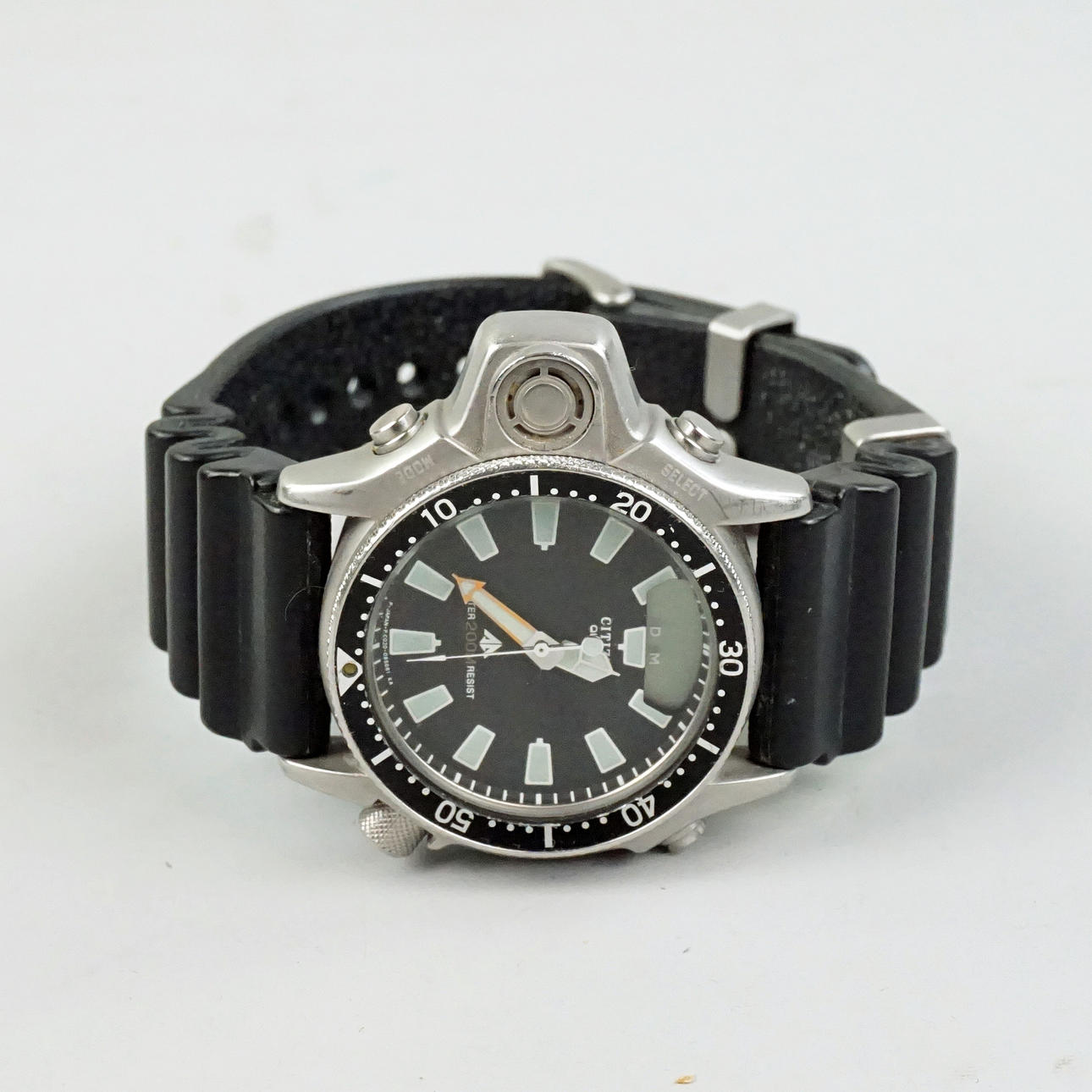 WRIST WATCH, Citizen Aqualand, diving watch, 1989.