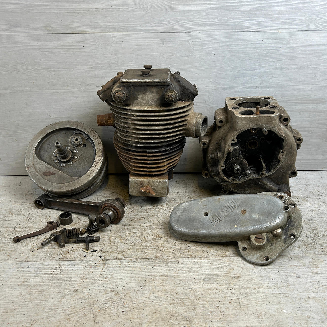 MONARK ALBIN, M42, engine, 1940s, Sweden.