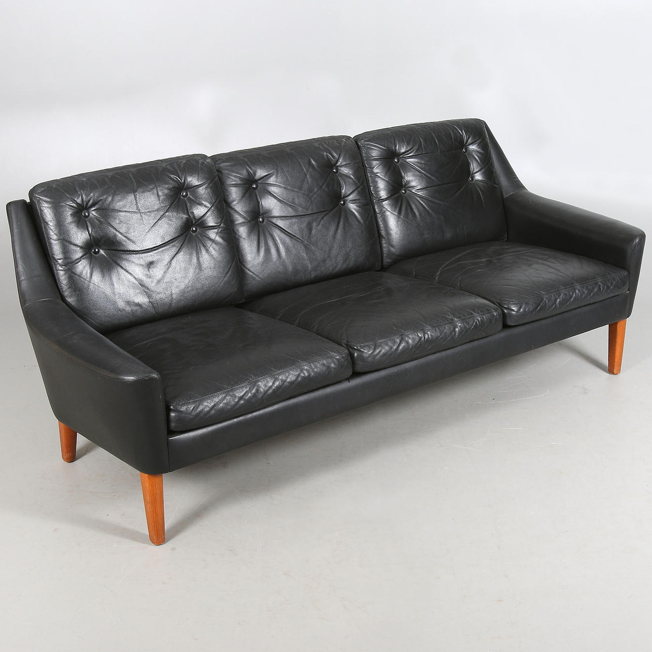 SOFFA, skinn, Ulferts, Tibro, 1960/70-tal.