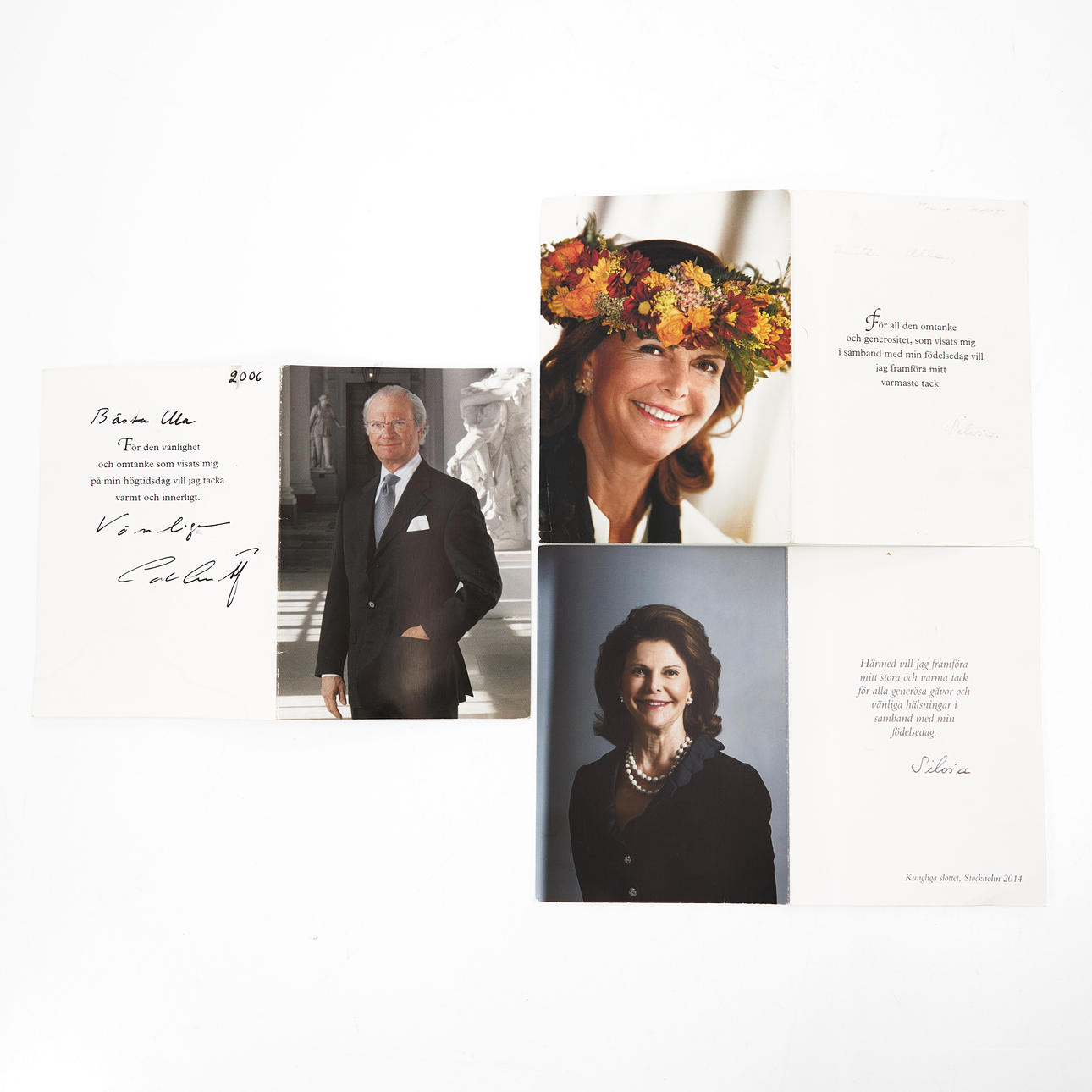 KUNGABREV, 5 st., Carl XVI Gustaf & Silvia. Böcker, Kartor ...