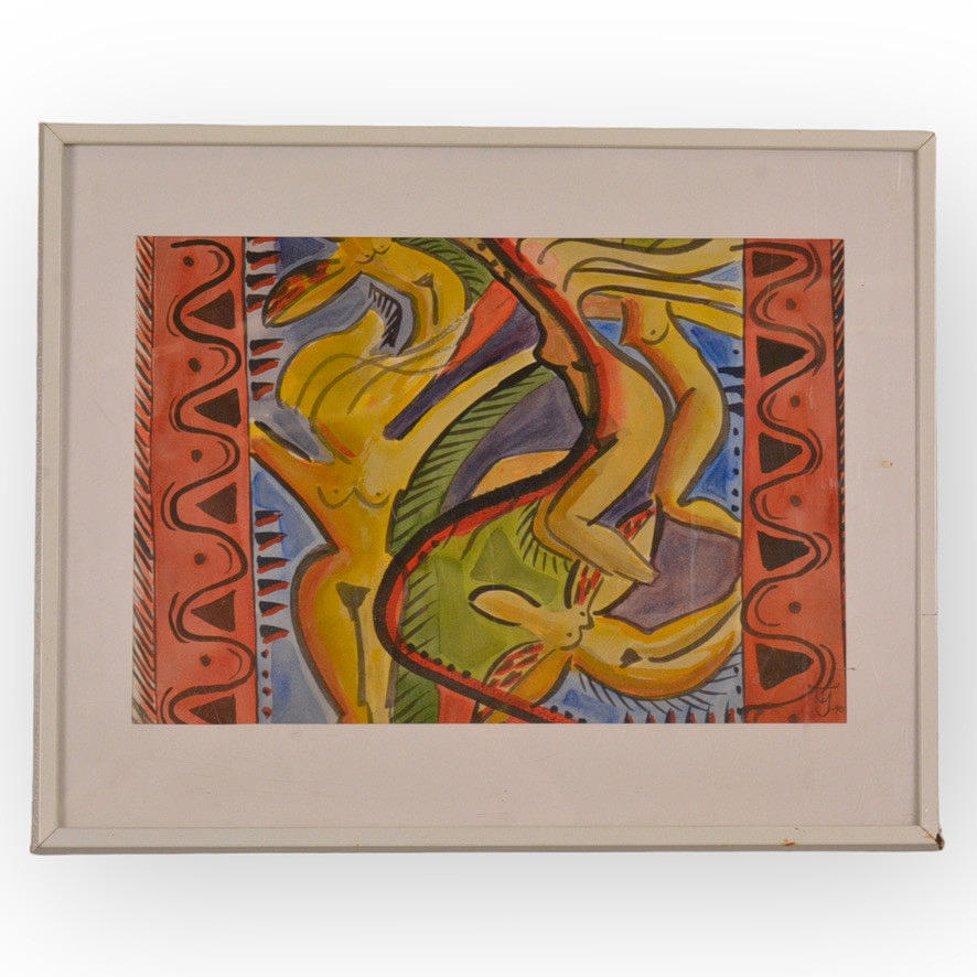 MARGARETA JOSEFSSON. Akvarell.