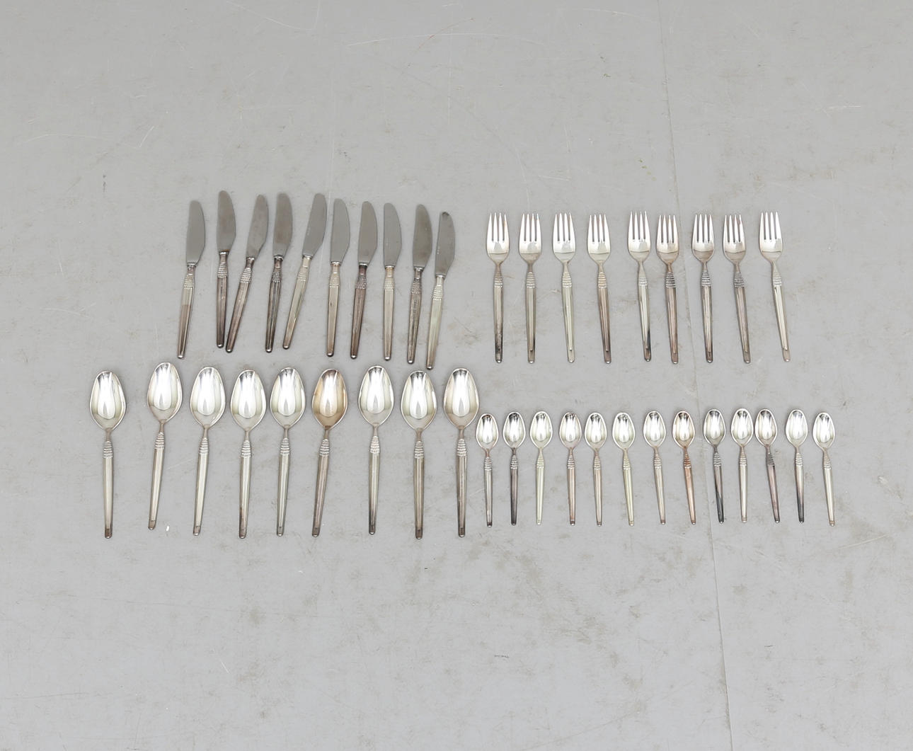 BESTICKSERVIS, nysilver, "Cheri", 41 delar, FRIGAST samt GAB.