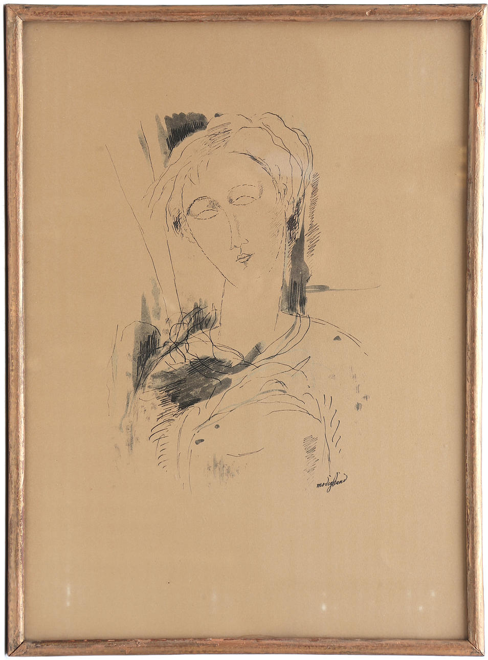 AMEDEO MODIGLIANI. SEGÚN. "Portrait".