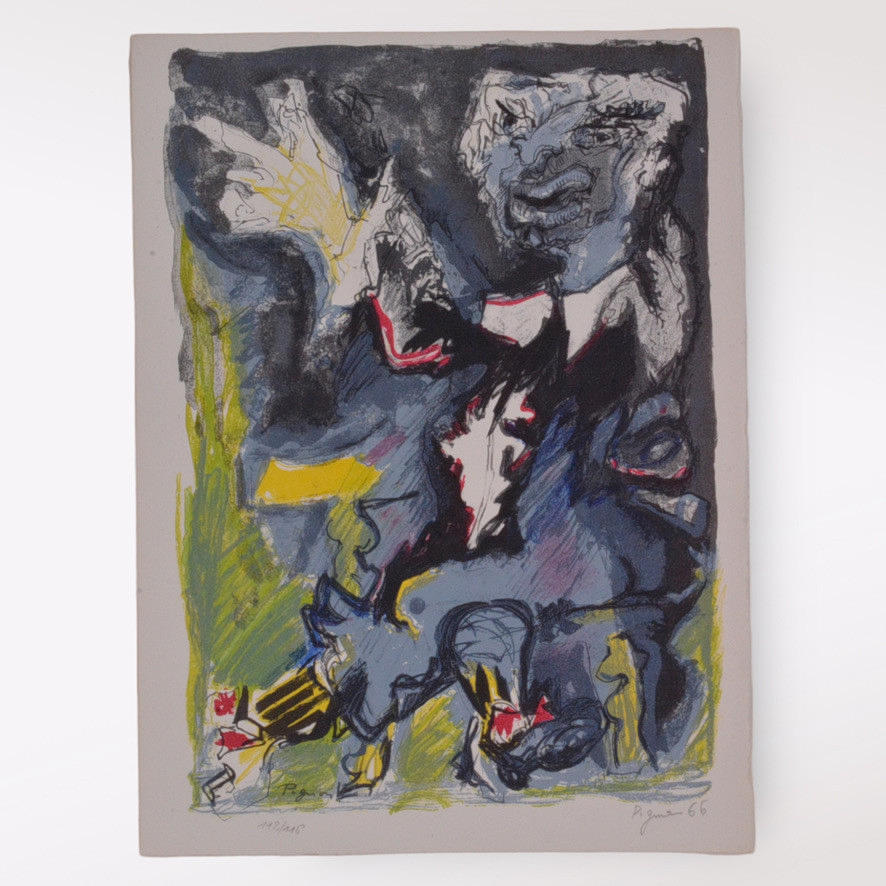 EDUARD PIGNON. Färglitografi.