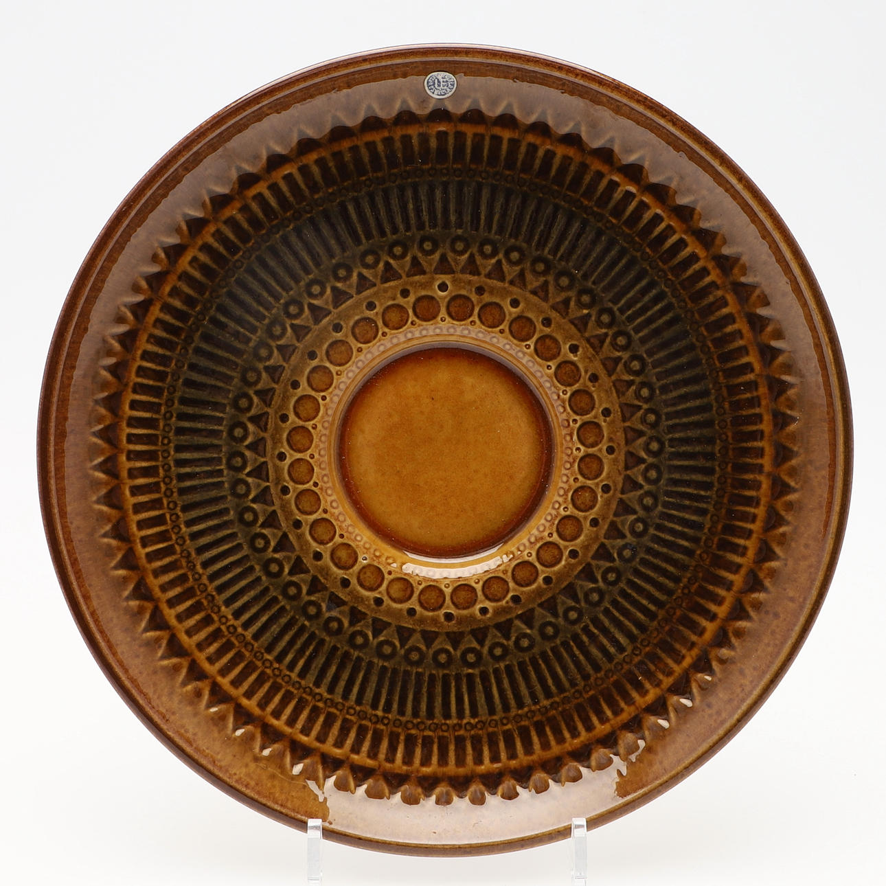 MARI SIMMULSON. Dish, "Luna", ceramics, Upsala Ekeby.