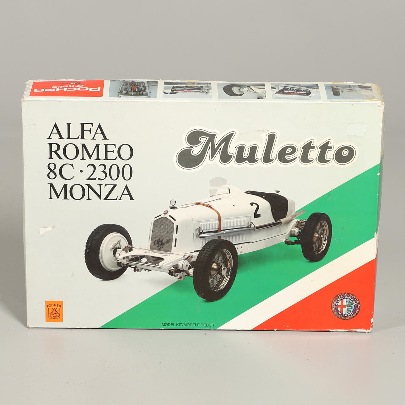 ALFA ROMEO MULETTO - POCHER LARGE MODEL CAR KIT.