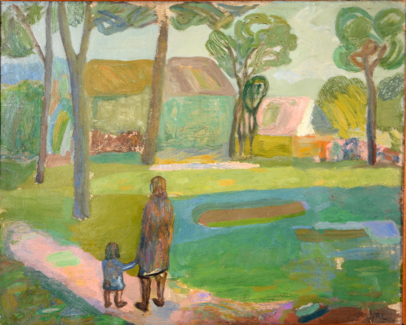 JÖRGEN RUTGER LARSEN. Olja på pannå.