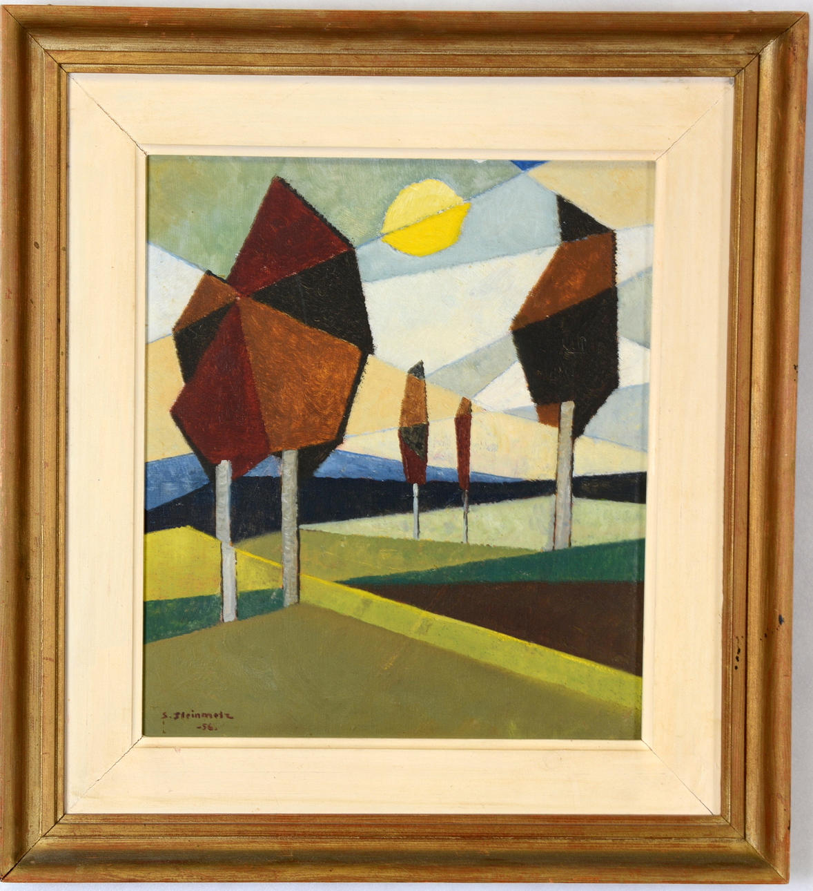 OIDENTIFIERAD KONSTNÄR. Olja på pannå.