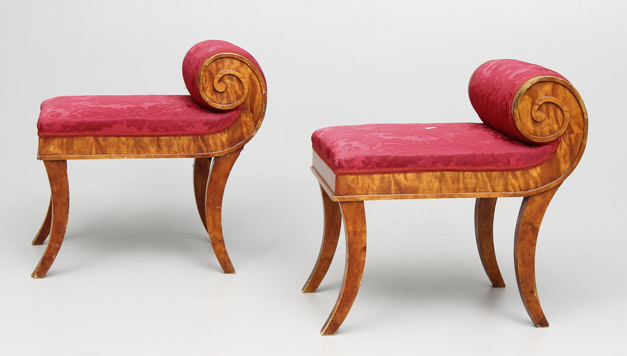 BANKETTER,ett par Karl-Johan. 1800-talets mitt.