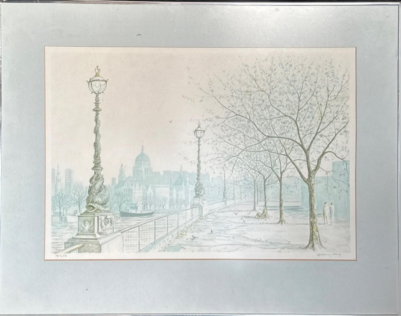JEREMY KING. LARGE LIMITED EDITION LITHOGRAPH.