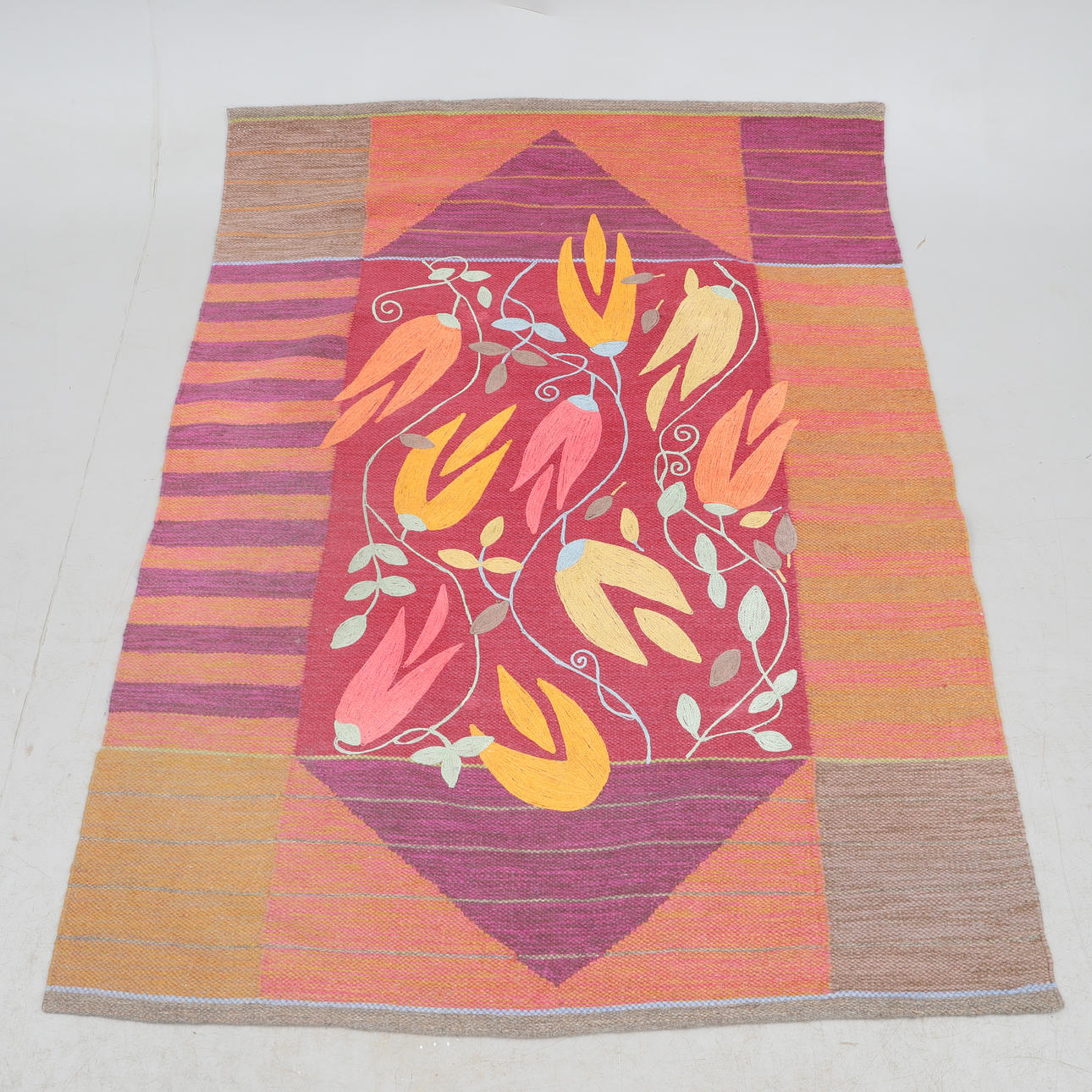 GUDRUN SJÖDEN. Teppich, Wolle, 132x170 cm.