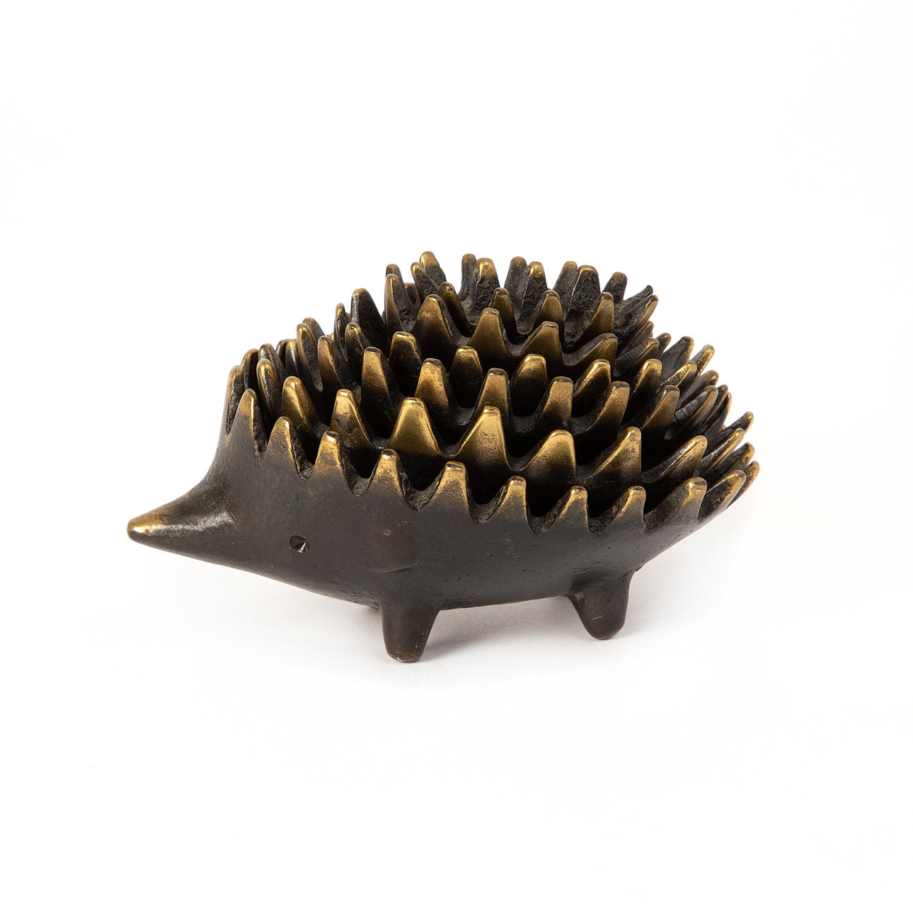 pindsvin. 6 stykker, Wienerbronze, efter Walter Bosse, Østrig.