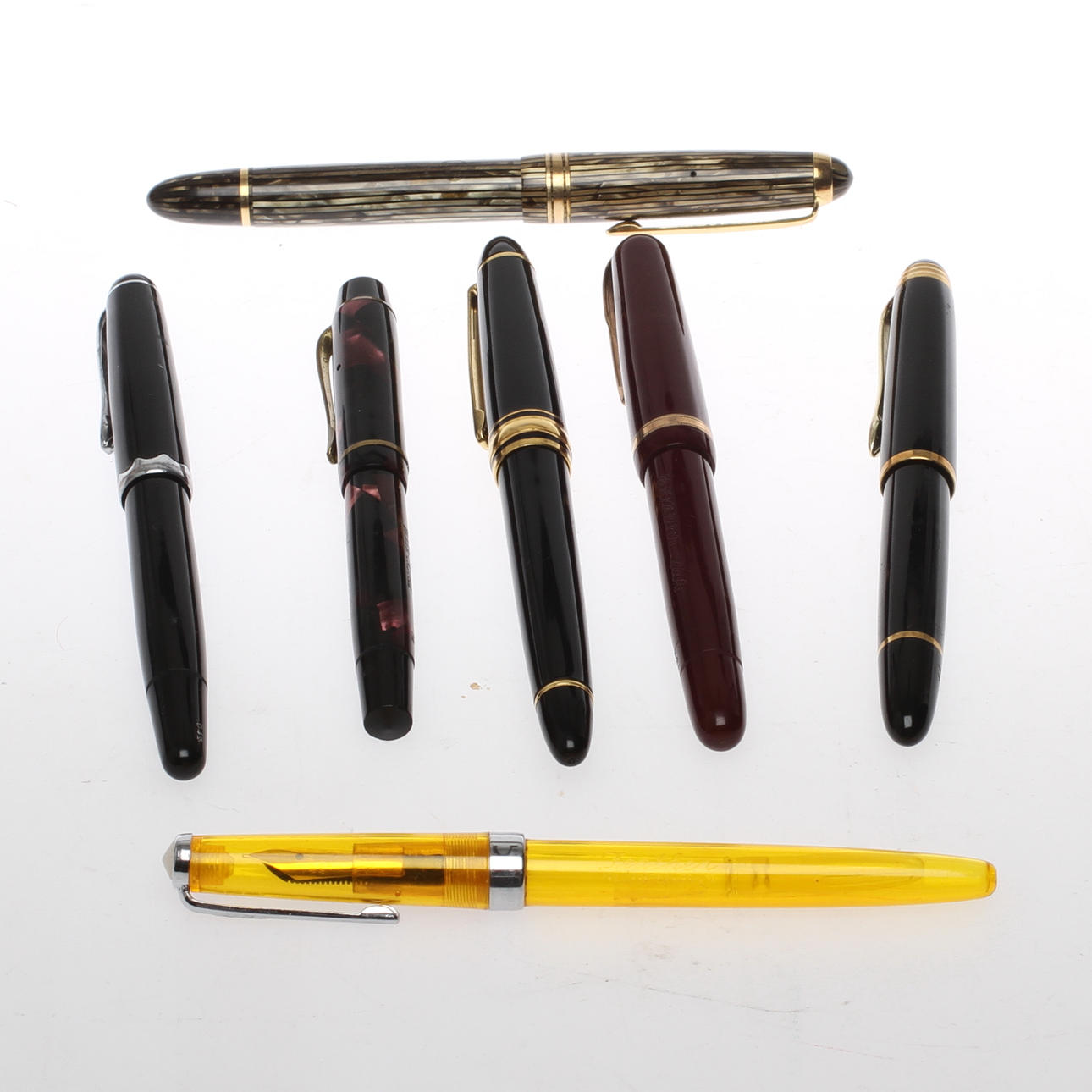 RESERVOARPENNOR, 7 st, bland annat Monte Rosa Montblanc, 1900-tal.