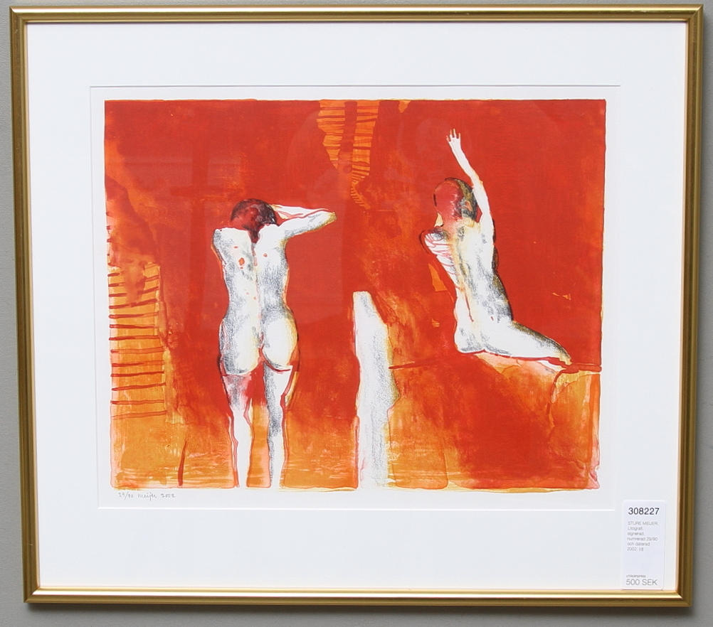 STURE MEIJER. Litografi, signerad, numrerad 29/90 och daterad 2002.
