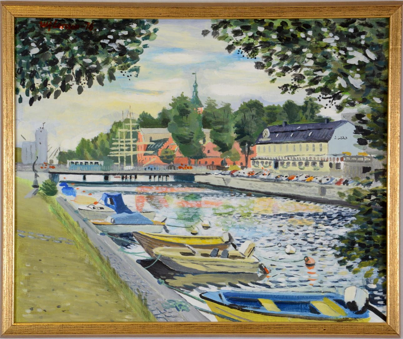 ULF LARSSON. Olja på pannå.