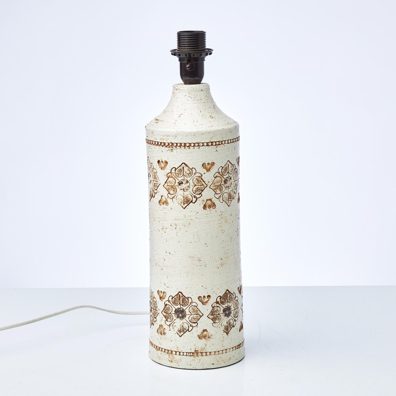 TABLE LAMP, Bitossi, Bergboms, stoneware, 1960s, marked underneath.