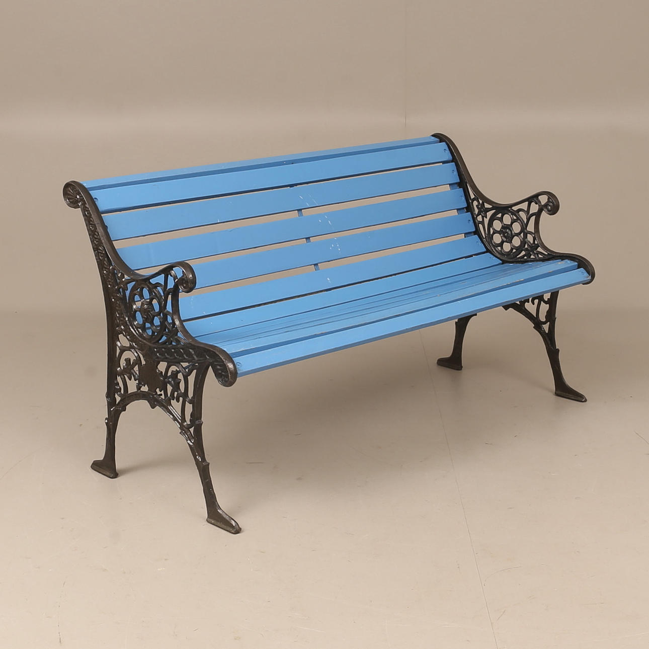 HAVESOFA, træ og støbejern, 1900-tallet.