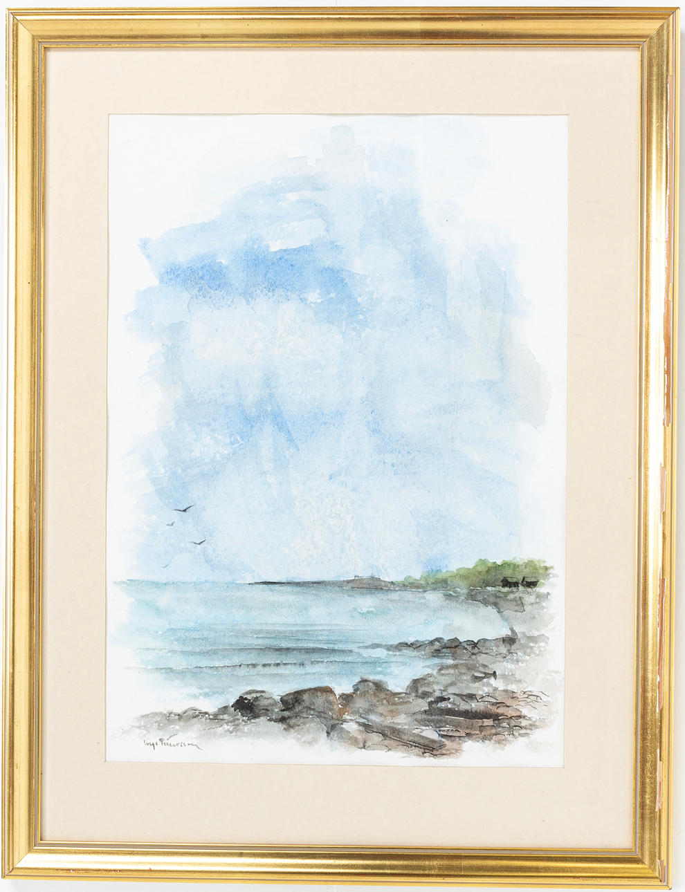 INGE PETTERSSON, Akvarell, signerad.