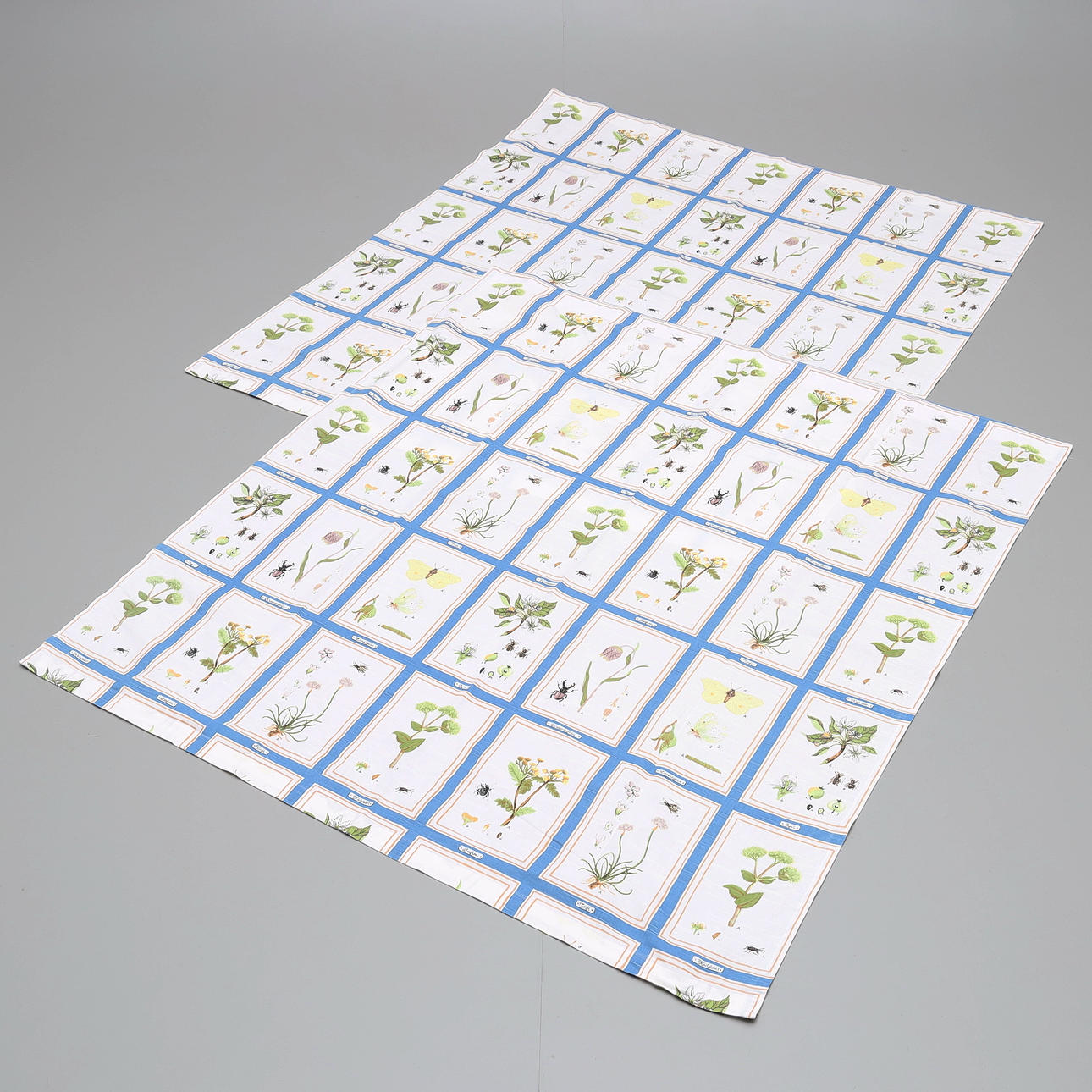 GARDINLÄNGDER, 2 st, naturmotiv.