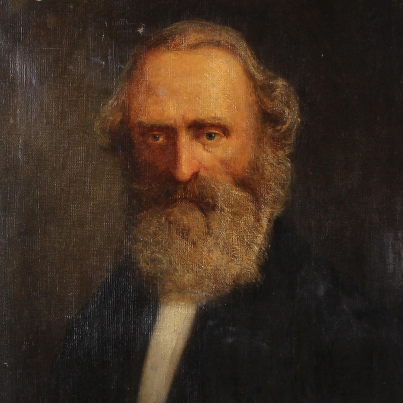 OIDENTIFIERAD KONSTNÄR. Olja på duk, porträtt.