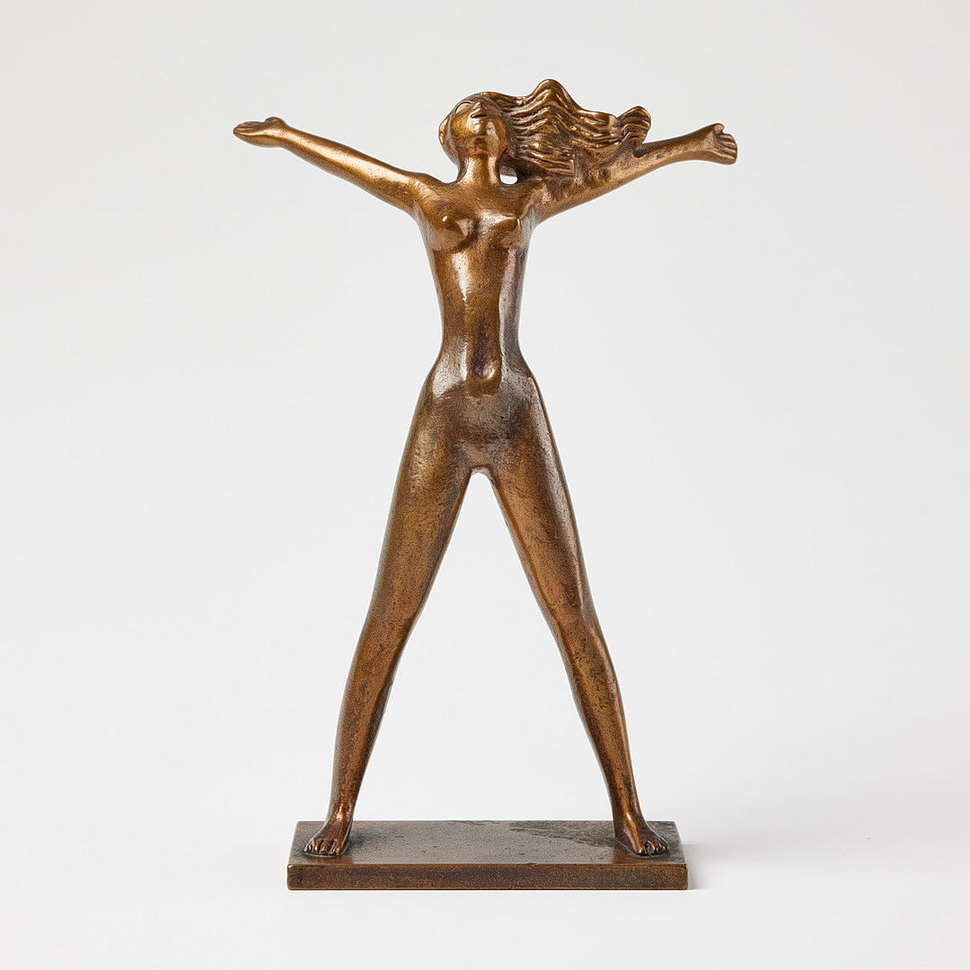 STIG BLOMBERG (1901–1970). "Vapaa-ajan tyttö".