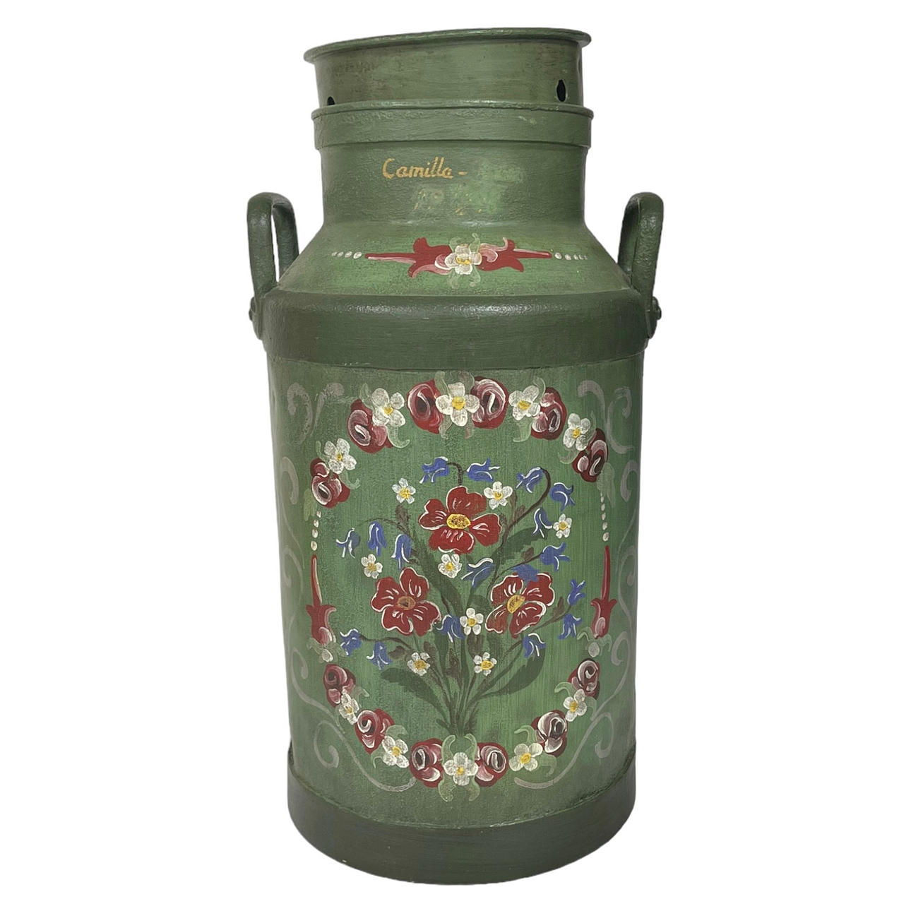 MILK JUG, later painting.