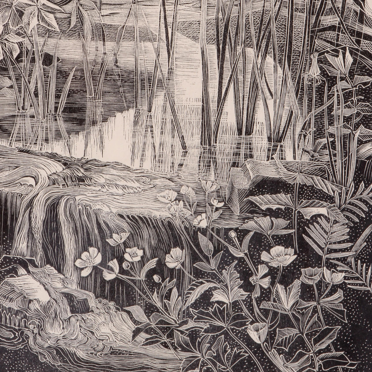 KARIN PERSSON. Träsnitt, signerad samt numrerad 102/310.