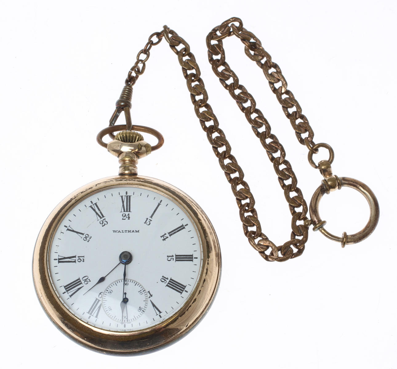 FICKUR Waltham, förgylld.