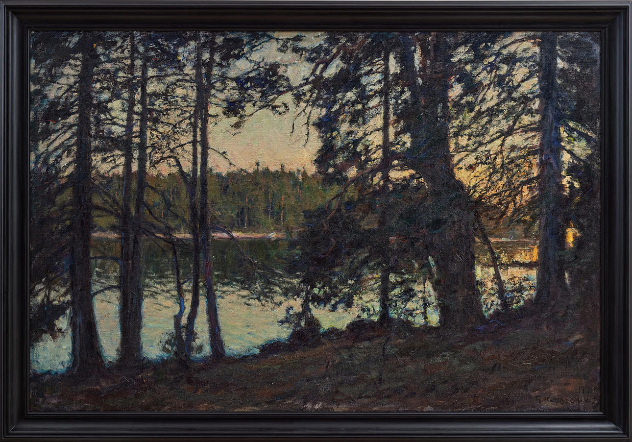 GOTTFRID KALLSTENIUS. "The Sound, Dusk".