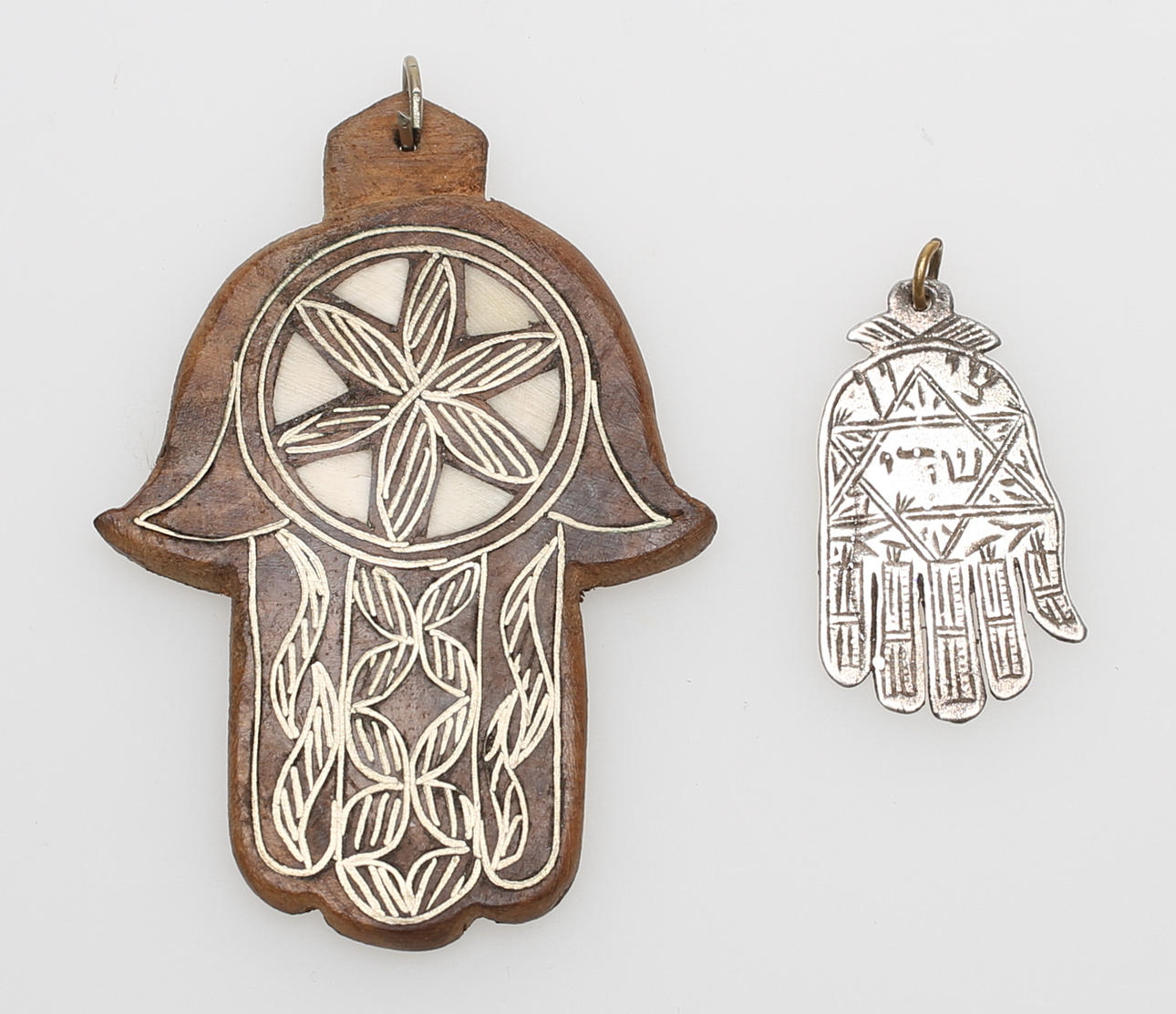 KHAMASA AMULET, 2 pieces.