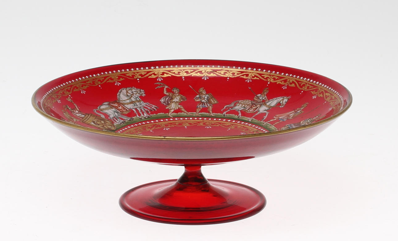 FAT PÅ FOT, glas, 1900-tal.