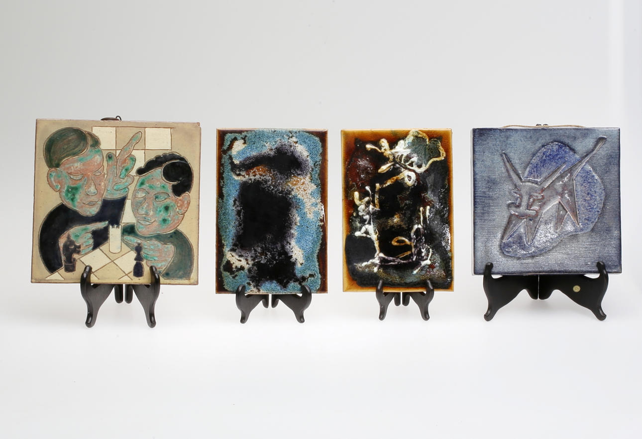 KERAMIK, Tavlor, 4 st.