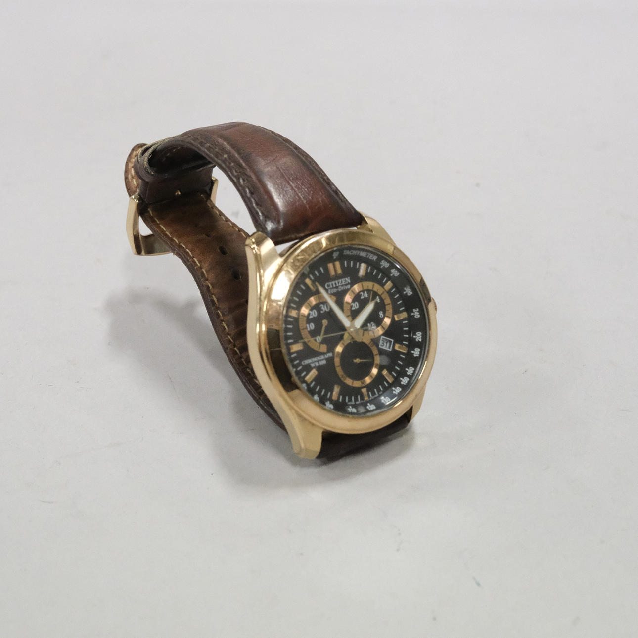 CITIZEN, WRISTWATCH. CHRONOGRAPH, ECO DRIVE. QUARTZ.